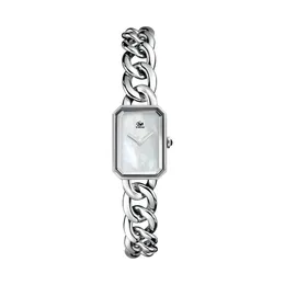 Watch's Watch Fashion White White Ceramic Watch Quartz Movement Shiny Diamond Orologio 2 dimensioni 22 mm/26 mm Impermeabile Adatto per appuntamenti e dono dando alle donne preferite