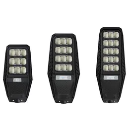 Lampioni solari Lampioni stradali impermeabili per esterni Alimentati ad energia solare dal crepuscolo all'alba Sensore di movimento con telecomando Luci solari per parcheggi 100W 200W 300W usalight