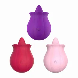 التدليك استمناء اللسان لعق اليقطين زهرة الهزاز مقاوم للماء زيادة ذروة USB شحن الإناث G-spot Massager Masturbator