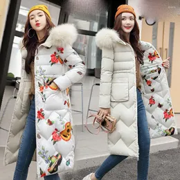 Women's Trench Coats Fur Collar Reversible Hooded Winter Down Coat Jacket Long Thick Warm Women Casaco Feminino Abrigos Mujer Invierno