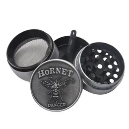 Honeypuff Zink Eloy Herb Grinder 40mm 4 Lager Metal Mini Spice Tobacco Kvarare med pollen catcher Metal Hand Miller Rolling Tray Smoke Herb Pipe Accessories