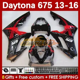 Daytona 675 675R 2013-2016ボディワークDaytona675 Bodys 166no.50 Daytona 675 r 13 14 15 16 2013 2014 2015 2016 OEM Motorcycle Fairing Kit