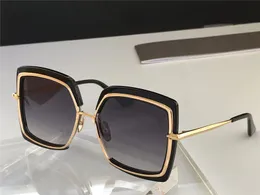 New fashion design women square sunglasses NARCISSUS metal acetate frame 80s-era womenswear and accessories style outdoor uv400 protection glasses