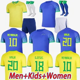 22 23 personalised football shirts, football clothing CASEMIRO National Team G.JESUS P.COUTINHO Stadium Home/Away men Women's Kids' Set L.PAQUETA T.SILVA PELE MARCELO