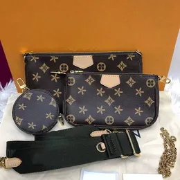 Viaggio di fine settimana 2023 M44813 pochette bag classica retrò da donna borsa a tracolla da uomo borsa tote di lusso borsa a tracolla in vera pelle con fiore di design