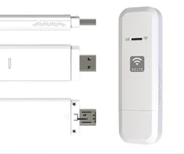 4G WiFiドングルUSBワイヤレスルーターポータブルWIFI LTEモデムポケットホットスポットモバイルネットワークアダプタープラグアンドプレイ