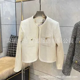 Women's Jackets Coats Cell Line Fashion Designer Brand Classic Leisure Elegant Celebrity Temperament Short Luxury Casual Knitted 8CWD