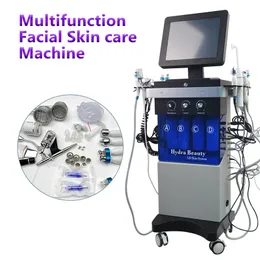 Hydro Peel 14 i 1 Microdermabrasion Auqa vatten Deep Cleaning RF Face Lift Hud Care Face Spa Machine Drawing Beauty Salon Equipment Lift