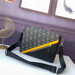 Tasarımcı Çantası F7VA521 Erkek Moda Deri E biriktirici Çanta Manyetik toka ile tasarlanmış omuz çantası büyük kapasiteli Taşınabilir Crossbody Çanta