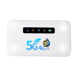 4G Pocket Wi -Fi Router Portable 4G Roteador sem fio CAT4 150 Mbps de alta velocidade 2600mAh com slot para cartão SIM para viagem ao ar livre