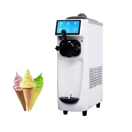 Ticari Yumuşak Dondurma Makinesi Sundae 22l / s Kapasite Paslanmaz Çelik Tank 1 Tadı Dondurma İşaretçisi