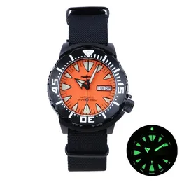 Zegarek heimdallr nh36a automatyczny zegarek gradient zegarki mechaniczne Sapphire Crystal PVD Case Case 200m nurkowanie