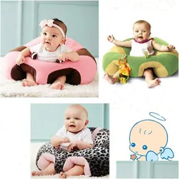 Mats New Cartoon Baby Seats Sofa Furniture Support Sit Posture Seat Comfortable 03 Years Kid Learn Eating Plush Soft Chair Drop Deli Dhu7J