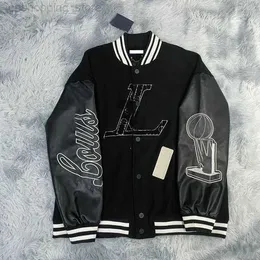 Marka Beyzbol Erkekler L Vintage Ceketler Bombacı Katlar Mektup Nakış Sonbahar Erkek Hip Hop Gevşek Varsity Boyut M-3XL JCHU