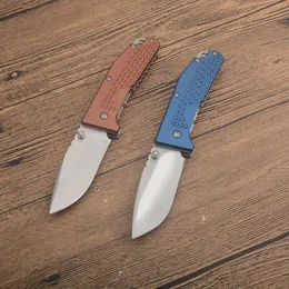 G3512 Pocket Folding Knife 8Cr18Mov Satin Drop Point Blade rostfritt stålhandtag utomhus camping EDC Pocket Folder Knives 2st/Lot