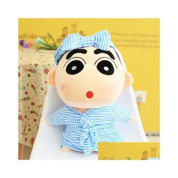 Stuffed Plush Animals Explosion Dressing Crayon Shinchan Toy Cute Funny Ragdoll Doll Net Red Slee Pillow Big Girl Bir Drop Deliver Dhptc