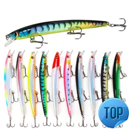 1pc New Big Laser Minnow Esche da pesca 13.5cm15g Pesca Hard Bait Crank Esche Isca Artificiais Pesca Mare Wobbler Esche per il nuoto