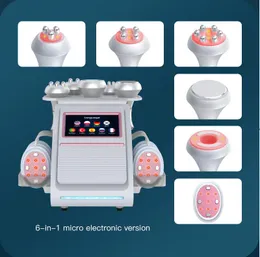 Professional 6 in 1 slimming 80k Ultrasonic Vacuum Cavitation Slimming Machine Body Shaping Massager Body Beauty Salon Massage Fat Burning Machine