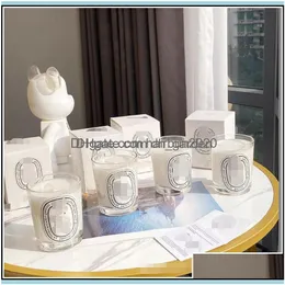 キャンドル190gの香りのろうそくの箱ディップコレクションBougie Pare Home Decoration Collectionアイテムドロップ配達2022 Garden DHVA0 DHL6A