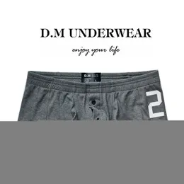 Underpants E likable European and American selling fashion underwear simple button low waist sexy breathable letters men's boxer briefs 230322