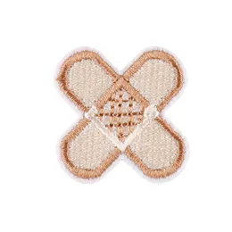 衣服の縫製のためのパッチ上の鉄を縫うかわいいバンドエイド刺繍パッチ装飾修理アプリケートDIYジャケットシャツシューズジーンズバックパック