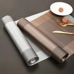 Table Runner Europe Simple Luxurious Waterproof Oil-proof Tea Table Mat All-match PVC Texture Long Table Runner Non-slip Breathable Table Fla 230322