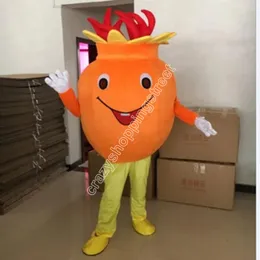 Hot Sales Pomegranate Mascot Costumes Cartoon Theme Fancy Dress High School Mascot Ad Apparel