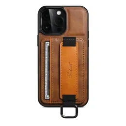 Роскошный чехол-браслет для телефона iPhone 15, 14, 13, 12, 11 Pro Max, Google Pixel 8, 8Pro, 8A, 7, 7A, 7Pro, 6, 6A, 6Pro, бизнес-кольцо, слот для карт, твердый кожаный кошелек, чехол с подставкой