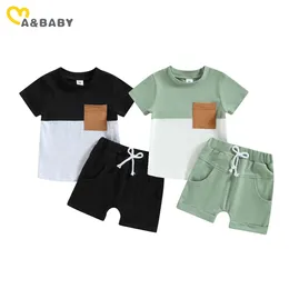 مجموعات الملابس MA BABY 03Y TODDLER INFANT BODY BOY BOY GIRL SETS SETS LISTER SHIRT TOSHIRT TOPS SITRS Summer Outfits Clothing 230322