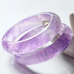 Bangle Top Quality Natural poprzez kolor lawendy ametryna Bransoletka cytrynowa Znakomita Absolutnie piękna biżuteria Banles