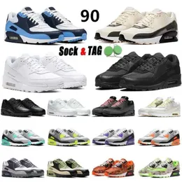 Maxs 90 Running Shoes 90s Men Women Bred Lucha Libre Unc Barely Rose Peace Valentines Day Black Trail Team Gold White Black Grey Blue Leather Sports Trainers Sneakers