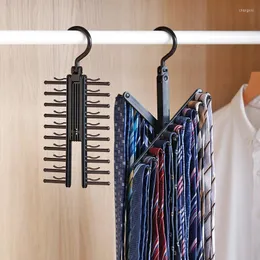 Appendini Girevole a 360 gradi 20 Tie Rack Closet Organizer Cravatte Cravatta Cintura Sciarpe Appendiabiti antiscivolo per vestiti