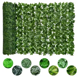 Decorative Flowers 1pc Artificial Green Fence Leaf Creative Plant Rattan Fences Practical Garden Home Greenery Backdrop Panels Decoration