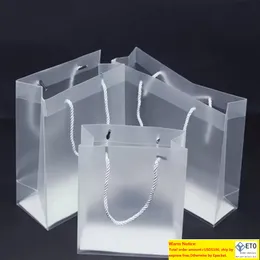 Torba PCV Transparent prezent Tote Waterproof PVC przezroczysty plastik 7 rozmiar