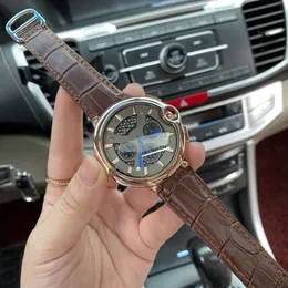 2023 Nowa marka Oryginalna biznesowa bzdury Men Watch Classic Round Case Watch zegarek zegarków na rękę