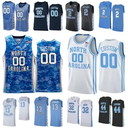 Basketball North Carolina Tar Heels College Jersey 2 Cole Anthony 13 Cameron Johnson 2 Coby White 32 Luke Maye 2 Joel Berry II 44 Justin Jackson Sewn On Man Woman Youth