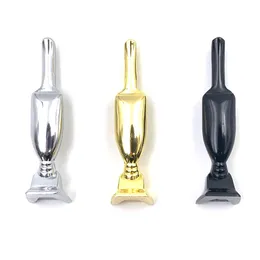 Statuette Shape Aluminum Alloy Snuff Snorter Sniffer Dispenser Nasal Pipe Smoking Hand Pipe Metal Snuff Snorter Tobacco Smoke