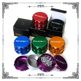 Metal Grinder Herb Aircraft Aluminum Tobacco Grinder Smoking Accessories Smoking Accessory factory Wholesale mixed color