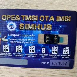 Ontgrendel chip simkaart originele upgradable qpe tmsi ota imsi modus chinasnow mix v2.0 voor xr 11 12 13 14 -serie iOS16.x