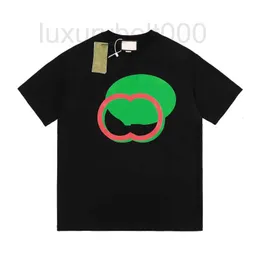 Camisetas masculinas roupas de grife de moda de moda casual camisa de rua letra de rua impressão animal de manga curta verão mais vendendo luxo 5rb9