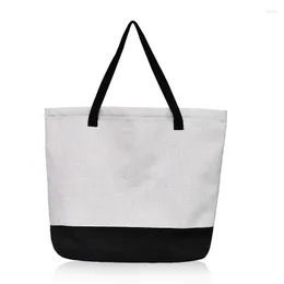 Bolsas noturnas 2pcs sublimação DIY Branco em branco Patchwork