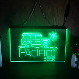 Pacifico Beer Led Neon Sign Home Decor Новая стена Свадьба Свадебная спальня 3D Night Light