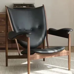 Nordic Single Sofa krzesło, balkon, użytek domowy, wolny drewno wolny