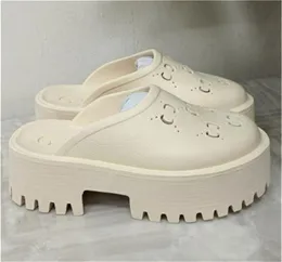 luksusowe kapcie projektanci marki kobiety damskie puste sandały platformowe wykonane z przezroczystego materiały modne seksowne seksowne słoneczne buty na plaży kapcie 35-42