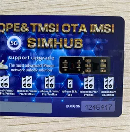 Heicard Unlock Cards QPE TMSI OTA IMSI MODE ESIM MIX PERFECT CHINASNOW 5G SIM UNLOCK PIN for iPhone14Pro 13 Max 12 6s/7/8/iOS16
