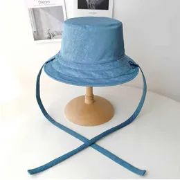 Cappelli a tesa larga Giappone e Corea del Sud Cappello a secchiello legato Cappello da sole laterale da donna Vacanze estive Viaggi Spiaggia Parasole Protezione solare Cappello Panama G230323