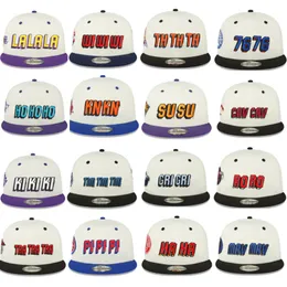 Top Ball Basketball Gat de verano Casquette Casquette Cap 32 Team Sport Diseñador de diseñadores Bordado Bordado Fashion Fashion Snapback Hats