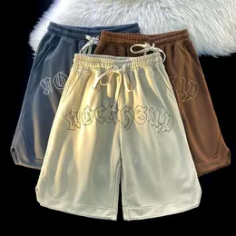 Mens shorts de basquete de tamanho grande masculino shorts de ginástica vintage