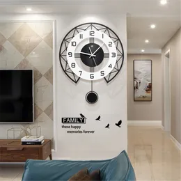 Стеновые часы Nordic Watch Wall Clock Home Room Home Fashion Personalt