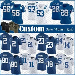 14IC Team Custom Jerseys 2023 NEW Tee 14CHEAP Mens Womens Youth Kids Maglia da football americano Tutti gli sport cuciti Athletic Olive Salute To Service fast ship